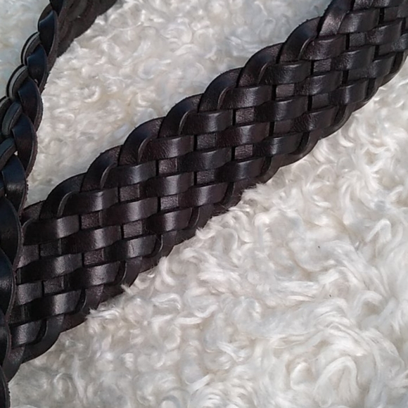 Cuir veritable ,genuine leather, hand braided belt.made in the USA main image 11